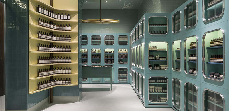 Negozio cosmetici Aesop