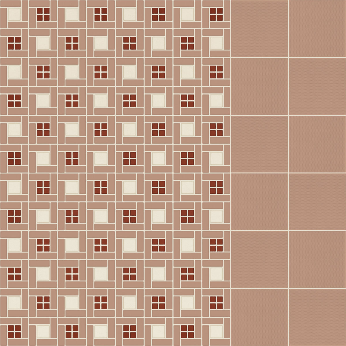 Pastelli Appiani - mosaico ceramico e abbinamenti stucco tono su tono