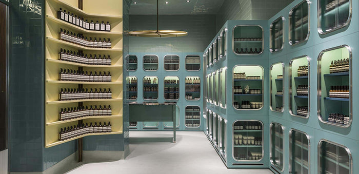 Negozio cosmetici Aesop